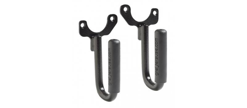 Front GraBars for Jeep Wrangler TJ 97-06 (HARD MOUNT SOLID GRAB HANDLES) - 1018