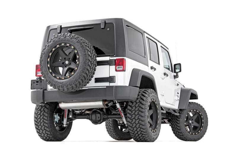 rough country contoured drop steps | 4 door | jeep wrangler jk 2wd/4wd  (07-18)