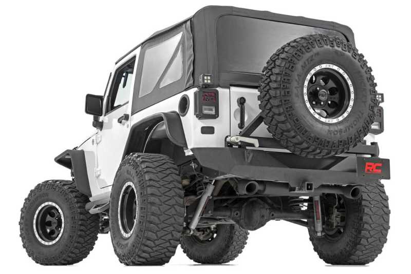 rough country jeep dual outlet performance exhaust (07-18 jk wrangler)