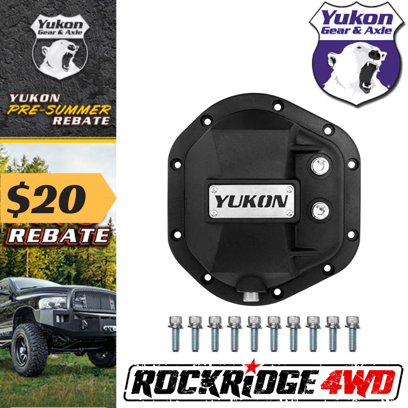 Yukon Gear & Axle Yukon Hardcore Diff Cover for Dana 44 YHCCD44