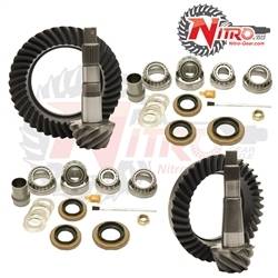 Nitro Gear & Axle - NITRO GEAR PACKAGE FOR 97-06 Jeep Wrangler TJ & LJ, 96-04 Grand Cherokee ZJ & WJ and 2001 Cherokee XJ with Model 35 Rear (CHOOSE RATIO)