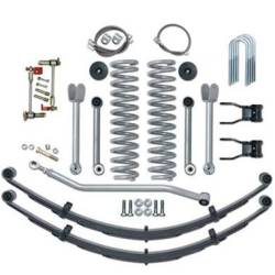 Rubicon Express - Rubicon Express SUPER-FLEX W/REAR SPRINGS 84-01 Jeep Cherokee XJ 4.5" (NO SHOCKS)   