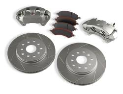 TeraFlex - TeraFlex Big Brake KIT Jeep Wrangler JK Front Complete with Big Calipers and 13.3" SLOTTED Rotors