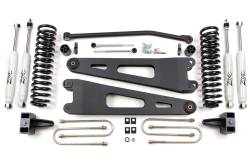 Zone Offroad - Zone Offroad 4" Radius Arm Suspension Lift Kit System for 05-07 Ford F250, F350 Super Duty 4WD - F21/F22