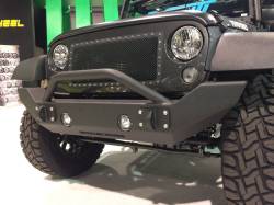 IRON CROSS - IRON CROSS Front Full Width Bumper for Jeep Wrangler JK JKU 07-18 - WITH BAR - GP-1300