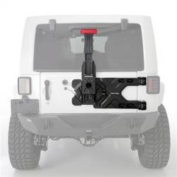Smittybilt - Smittybilt Pivot HD Oversize Tire Carrier for 07-18 Jeep Wrangler JK | 2843