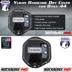 Yukon Gear & Axle - Yukon Hardcore Diff Cover for Standard Dana 44 Differentials.  