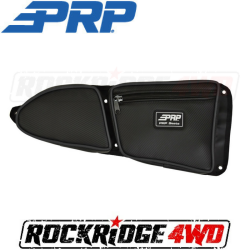 PRP Seats - PRP RZR Storage Stock Door Bag with Knee Pad Dirver & Passenger Set - Carbon Fiber Black 
