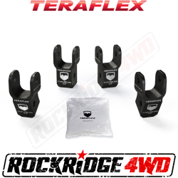 TeraFlex - Teraflex Lift Front & Rear Shock Extension Bracket Kit -  JL/JLU 2-2.5” - 1985200