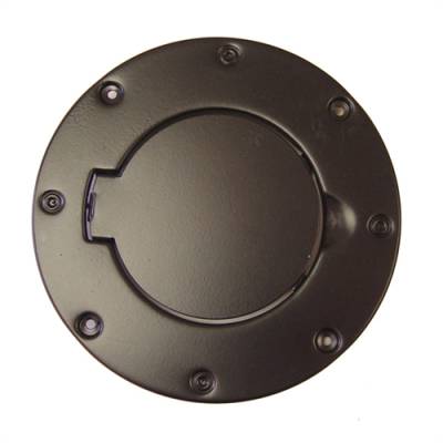 Rugged Ridge - Rugged Ridge Gas Hatch Cover, 97-06 TJ Jeep Wrangler, Black (Steel)   -11229.01