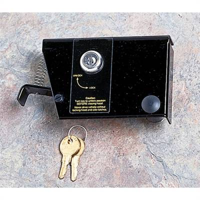 Rugged Ridge - Rugged Ridge Hood Lock Kit, 72-86 CJ Jeep Each   -11252.01