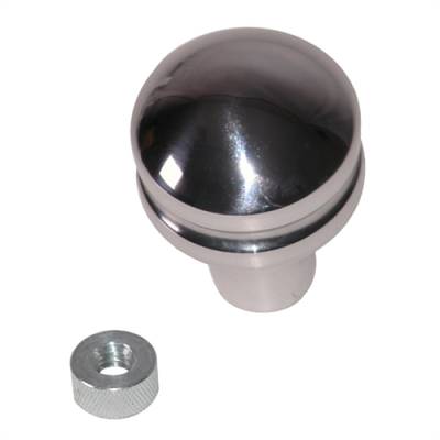 Rugged Ridge - Rugged Ridge BILLET SHIFT KNOB WITHOUT SHIFT PATTERN, MOST 80-86 CJ, 87-95 YJ AND SOME 97-98 TJ Wrangler    -11420.21