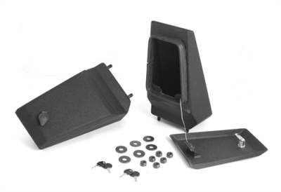 Rugged Ridge - Storage Ends, XHD Front Bumper, Textured Black, Jeep CJ5 1976-1983, 1976-1986 CJ7, 1981-1986 CJ8, Wrangler (YJ) 1987-1995, (TJ) 1997-2006    -11540.43