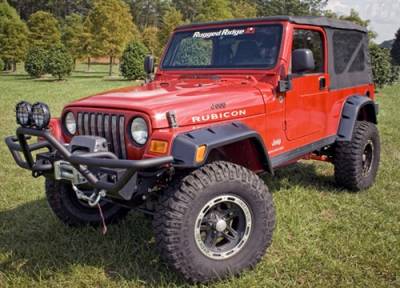 Rugged Ridge - ALL TERRAIN 6" FENDER FLARE 6pc KIT- RUGGED RIDGE, JEEP WRANGLER (TJ) 97-06 / (LJ) UNLIMITED  -11630.10