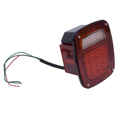 Rugged Ridge - Led Tail Light Assembly Left Hand Jeep CJ 76-86, Jeep Wrangler YJ 87-95, Jeep Wrangler TJ 97-06   -12403.83