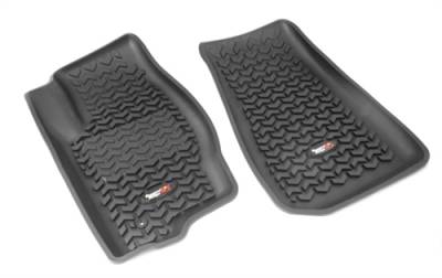 Rugged Ridge - Floor Liner, Black, Pair Jeep Grand Cherokee WK 2005-2010   -12920.28