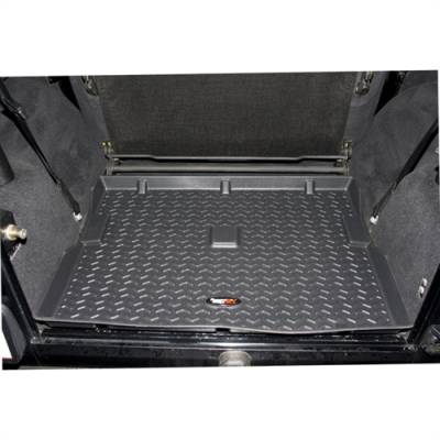 Rugged Ridge - All Terrain Cargo Liner, Black, Rugged Ridge, Jeep Wrangler TJ 1997-2006, Wrangler Unlimited LJ 2003-2006