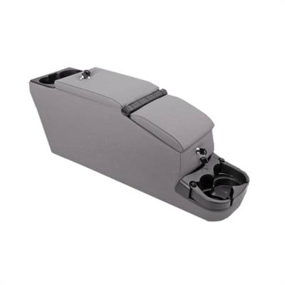 Rugged Ridge - Rugged Ridge II Locking Console, Gray, 76-95 Jeep CJ & YJ Wrangler   -13103.09