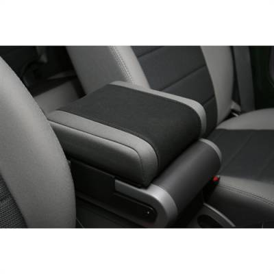 Rugged Ridge - Armrest Pad Black / Gray Neoprene Jeep Wrangler JK 07-10  -13107.09