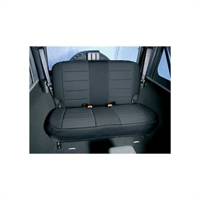 Rugged Ridge - Neoprene Seat Cover, Rugged Ridge, Rear, Black, 97-02 TJ Wrangler   -13261.01