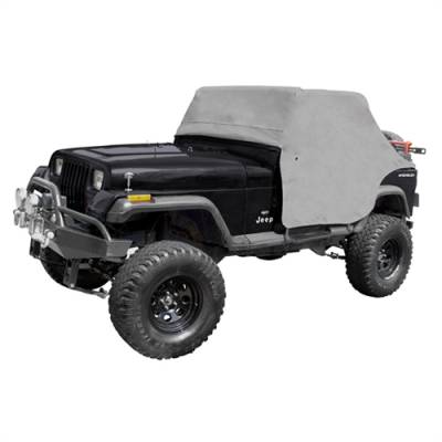 Rugged Ridge - Water Resistant Vinyl Cab Cover, 87-91 YJ Jeep Wrangler, Gray    -13310.09
