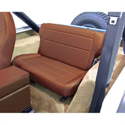 Rugged Ridge - Fold & Tumble Rear Seat, Rugged Ridge, Spice, 76-95 Jeep CJ YJ Wrangler   -13462.37