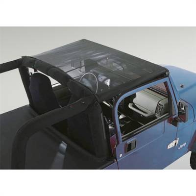 Rugged Ridge - Mesh Header Summer Brief, 97-06 TJ Jeep Wrangler, LJ Unlimited Each   -13576.01