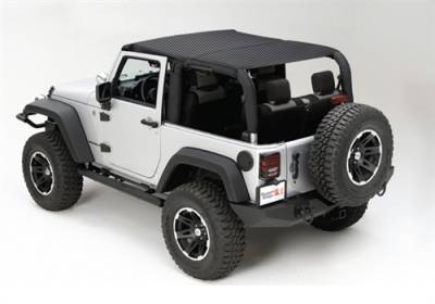 Rugged Ridge - Rugged Ridge Mesh Island Top 4 Door Jeep Wrangler JK 10-15   -13579.13