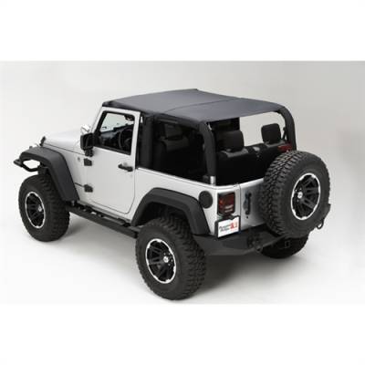 Rugged Ridge - Rugged Ridge Island Topper Soft Top | Black Diamond | 2007-2009 JK Wrangler 2 Door