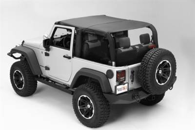 Rugged Ridge - Rugged Ridge Pocket Island Topper | Black Diamond | 2010-2018 Jeep Wrangler JK 2 Door