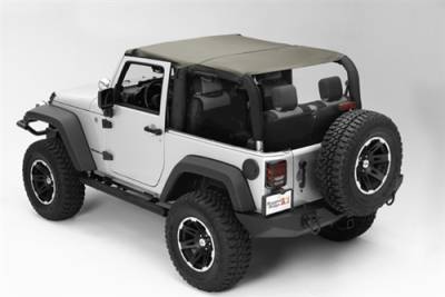 Rugged Ridge - Rugged Ridge Pocket Island Top | Khaki Diamond | 2010-2018 Jeep Wrangler JK 2 Door