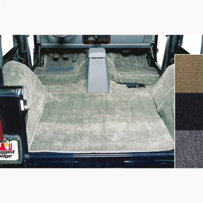 Rugged Ridge - Carpet Kit Deluxe, Black, Rugged Ridge, Jeep CJ7 76-86, Wrangler YJ 87-95   -13690.01