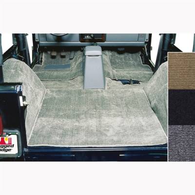 Rugged Ridge - Carpet Kit Deluxe, Grey, Rugged Ridge, Jeep CJ7 76-86, Wrangler YJ 87-95   -13690.09
