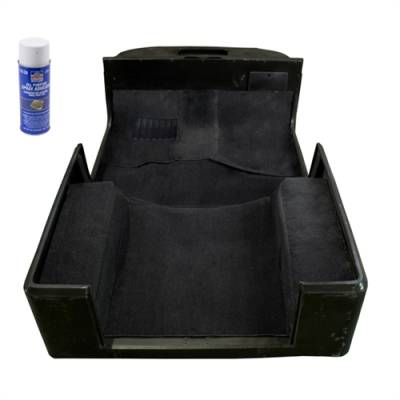 Rugged Ridge - Carpet Kit Deluxe Black CJ7 YJ 76-95 Jeep Wrangler With Adhesive   -13695.01