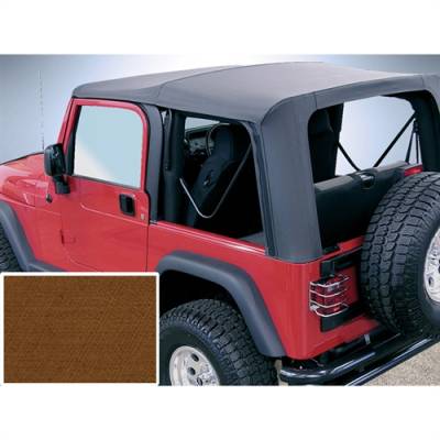 Rugged Ridge - Soft Top, Rugged Ridge, Factory Replacement No Door Skins, 97-02 TJ Wrangler, Dark Tan    -13705.33