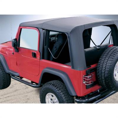 Rugged Ridge - Soft Top, Rugged Ridge, Factory Replacement No Door Skins, 03-06 TJ Wrangler, Diamond Black    -13709.35