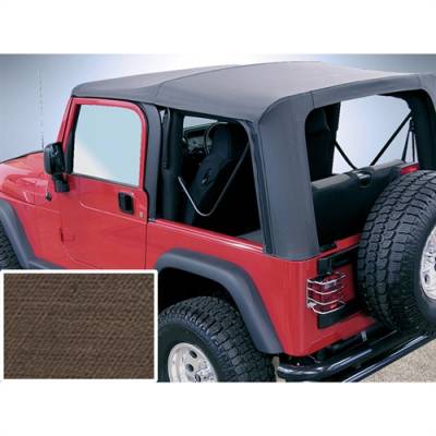 Rugged Ridge - Soft Top, Rugged Ridge, Factory Replacement No Door Skins, 03-06 TJ Wrangler, Diamond Khaki   -13709.36