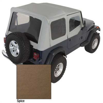 Rugged Ridge - Xhd Replacement Soft Top W/Dr. Skins, 88-95 YJ Wrangler, Spice, 30 Mil Glass     -13721.37