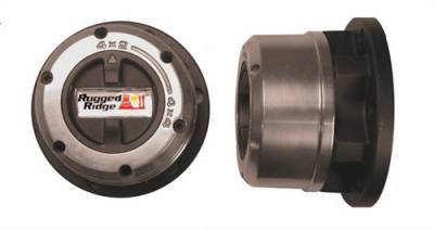 Rugged Ridge - Manual Locking Hubs, Rugged Ridge, Jeep CJ5 CJ7 CJ7 72-80, Jeepster 72-73; International Scout Ii 72-80, Terra 72-80, Traveler 72-80   -15001.02