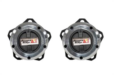 Rugged Ridge - Manual Locking Hubs, Rugged Ridge, Jeep CJ7 81-86, CJ8 81-86   -15001.26