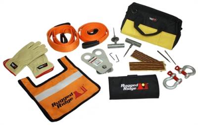 Rugged Ridge - Utv / Atv Deluxe Recovery Gear Kit, Rugged Ridge, Universal Application 15104.26