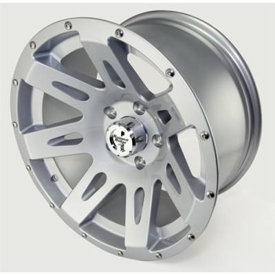 Rugged Ridge - ALUMINUM WHEEL 17X9 Jeep Wrangler JK 07-15, SILVER, RUGGED RIDGE, 12MM OFFSET, 5 ON 5   -15301.40