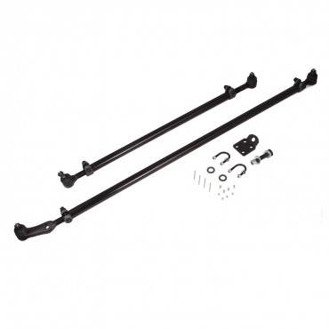 Rugged Ridge - HD Tie Rod / Drag Link Kit (Full Linkage), 97-06 Wrangler, 84-01 Cherokee, 93-98 Grand Cherokee (6 Cylinder Only) Incl. 4 Tie Rod Ends, 2 Rods, Steering Dampener Bracket.   -18050.82