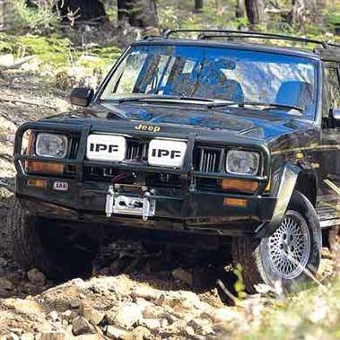 ARB 4x4 Accessories - 1984-01 XJ Cherokee, 1986-92 MJ Comanche Bull Bar Front Bumper by ARB