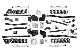 BDS Suspension - BDS Suspension 5.5" Long Arm 4-Link Lift Kit for 2007-2018 Jeep Wrangler JK 2 Door - Rubicon and Standard - 1421H