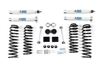 BDS Suspension - BDS Suspension 2" Spring Lift Kit for 2012-2018 Jeep Wrangler JK 4 door 4WD - Standard Jeep or Rubicon - 1430H