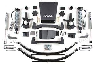 BDS Suspension - BDS Suspension 6" Coil-Over Suspension Lift Kit for 2007 - 2013 Chevrolet/GMC 4WD 1500 Series Silverado/Serria 1/2 ton pickup - 176F