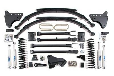 BDS Suspension - BDS Suspension 4" 4-Link Suspension Lift Kit for 2008-2010 Ford F250/F350 4WD pickup truck  -548H