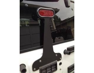 GraBars - 3rd Brake Light Bracket - Plain with LED Light fits 07-18 Jeep Wrangler JK