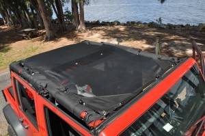 GEARSHADE - FullShade Jeep Wrangler JKU 4 Door 07-15 GearShade Pocket Top  -FSJKU